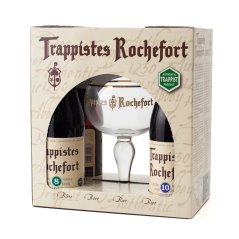 Rochefort Darčeková sada 4x 0,33 L + pohár