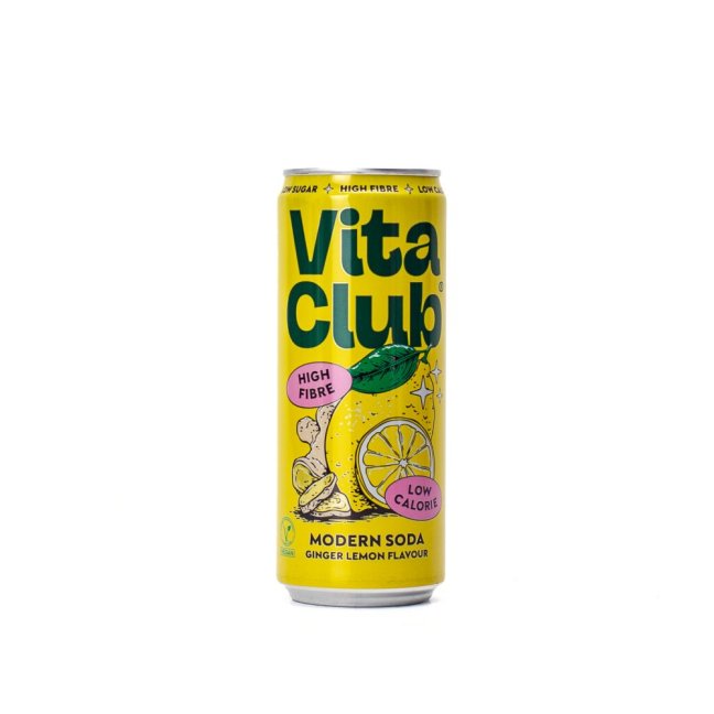Vita-Club Sparkling water Ginger Lemon