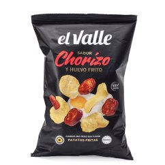 El Valle Bramborové chipsy chorizo a volské oko