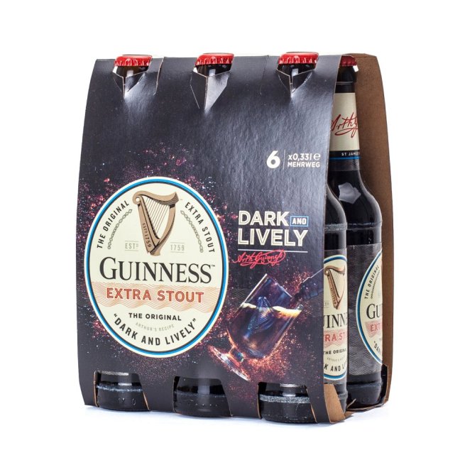 Guinness 11° Extra Stout Six Pack