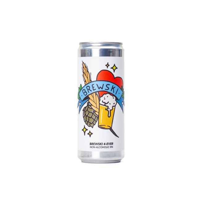 Brewski 4-Ever IPA Nealko