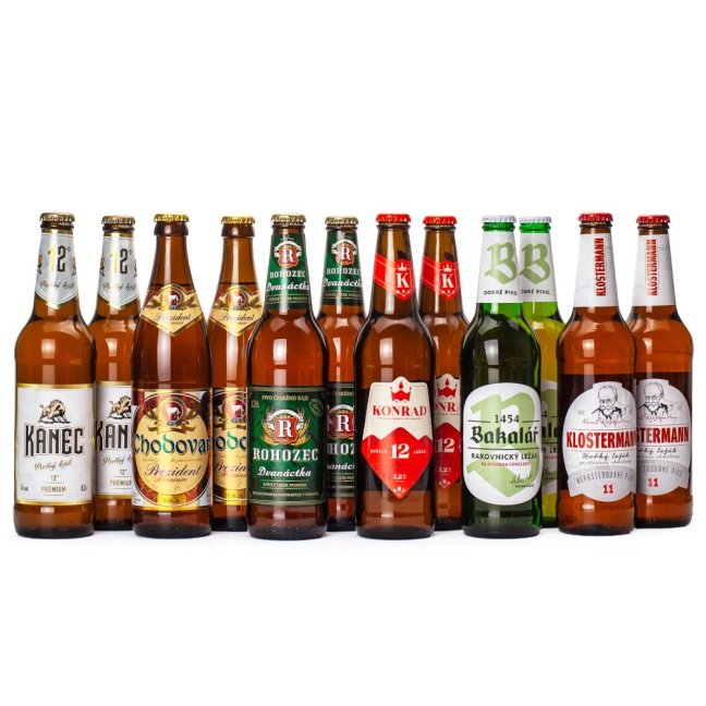 Hokejová-sada 12 českých piv