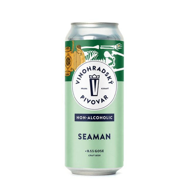 Vinohradský-pivovar 10° Seaman Gose Nealko