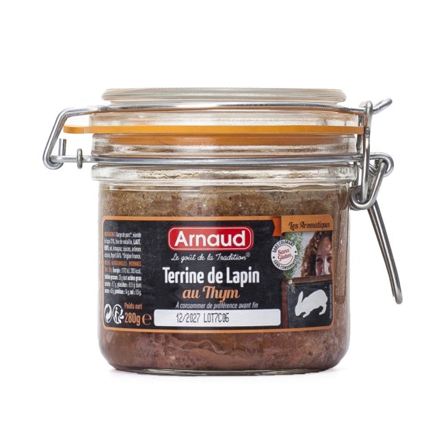 Arnaud králičí terina s tymiánem
