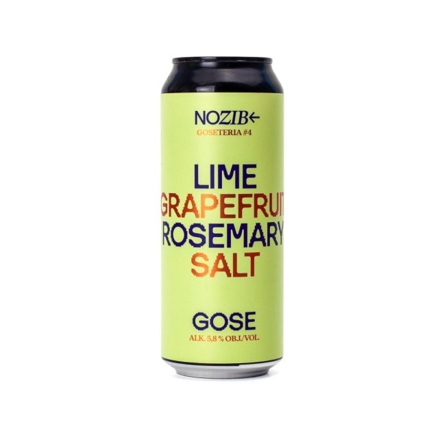 Nozib 13° Lime Grapefruit Rosemary Gose