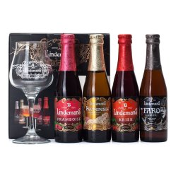 Lindemans Dárková sada 4x 0,25 l + sklenice