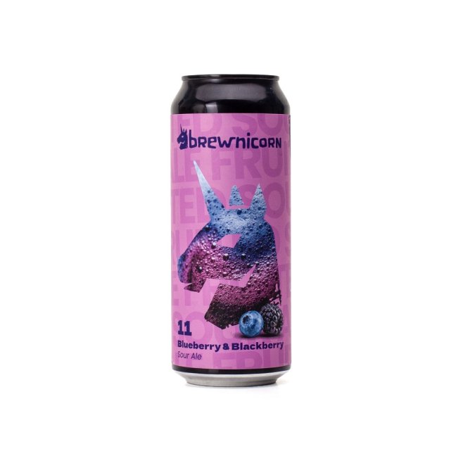 Brewnicorn 11° Blueberry & Blackberry Sour Ale
