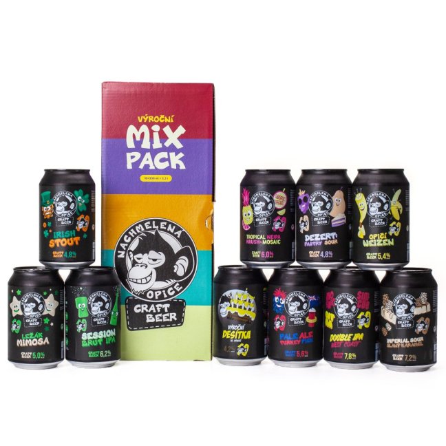 Nachmelená-Opice Annual set of cans