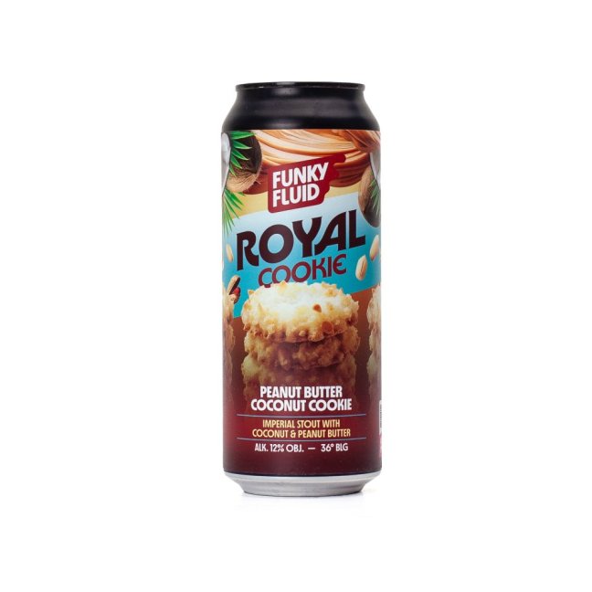 Funky-Fluid 36° Royal Cookie Peanut Butter Coconut Stout