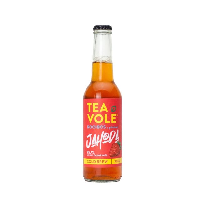 TeaVole Cold Brew Čaj Rooibos Jahoda