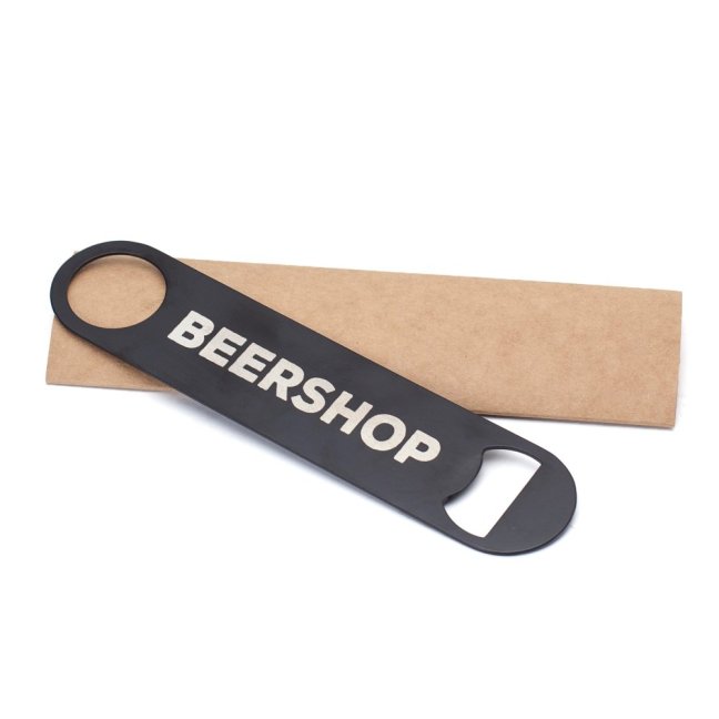 Beershop Black Bottle Opener Long