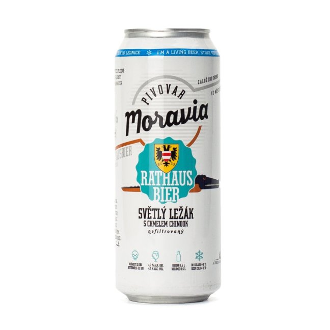 Moravia 11° Rathausbier Ležák