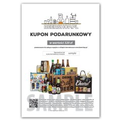 Kupon podarunkowy 320 zł