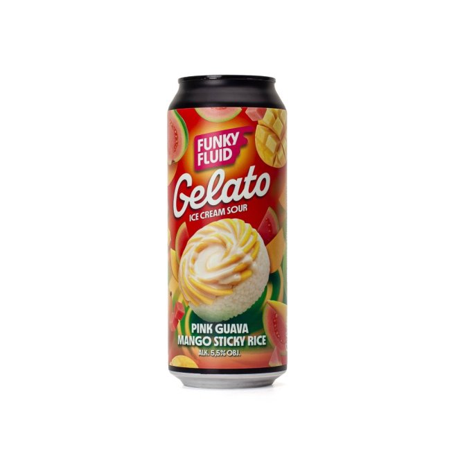 Funky-Fluid 18° Gelato Pink Guava Mango Sticky Rice