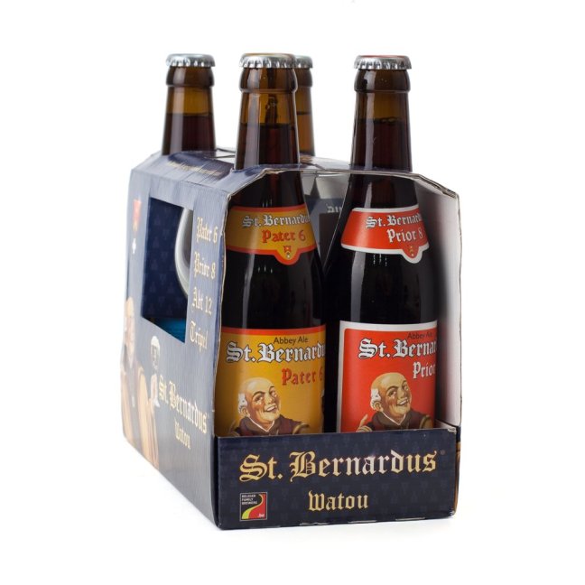 St-Bernardus Dárková sada 4x 0,33 l + sklenice