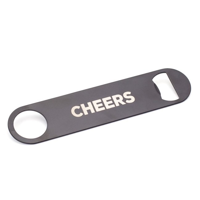 Beershop Black Bottle Opener Long