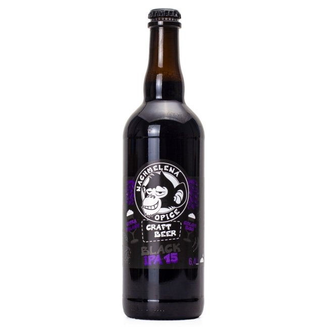 Nachmelená-Opice 15° Black IPA