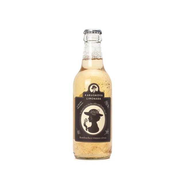 Karáskova-limonáda Kombucha Vinná réva