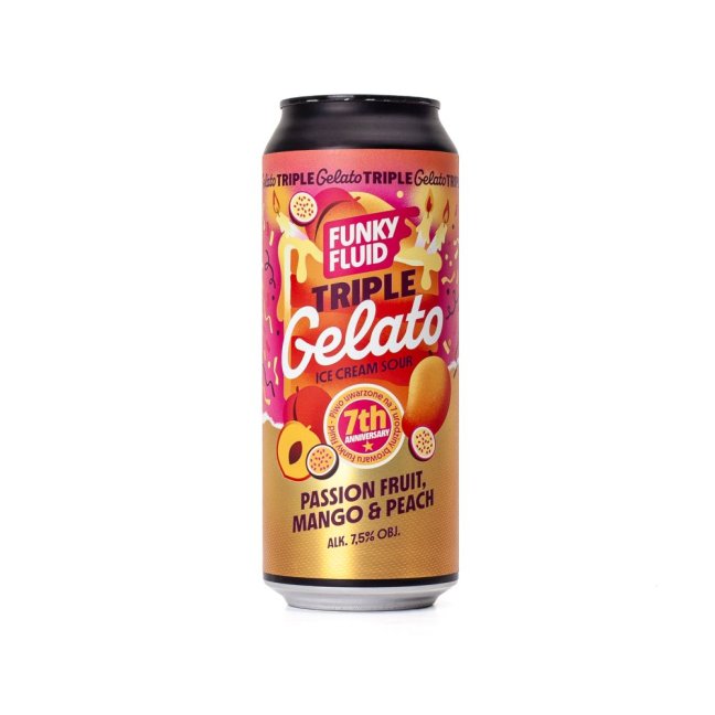 Funky-Fluid 18° Triple Gelato Passion Fruit Mango Peach