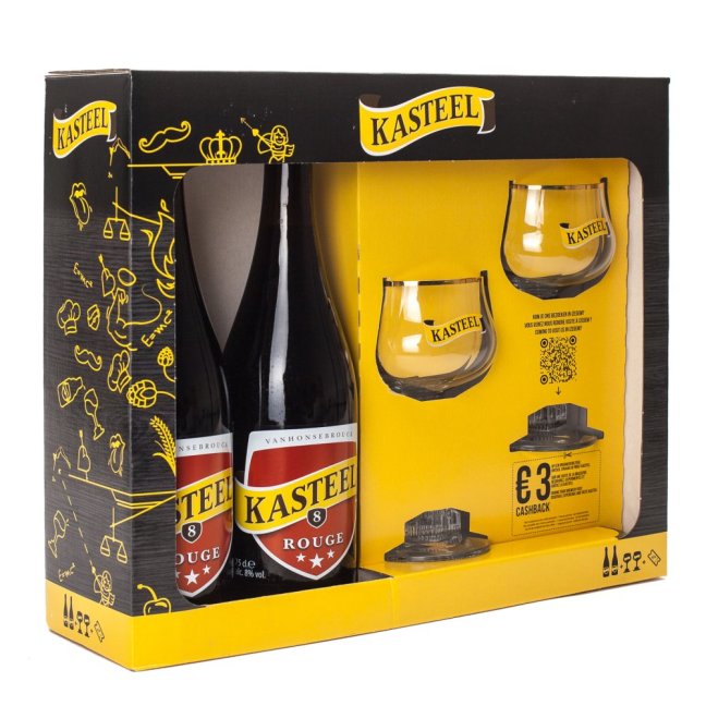 Kasteel Rouge darčeková sada 2x 0,7 l