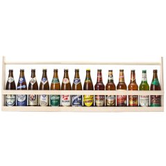Beershop Meter pív v drevenom nosiči