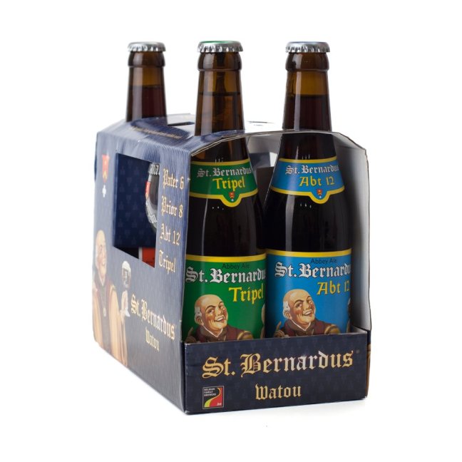 St-Bernardus Dárková sada 4x 0,33 l + sklenice
