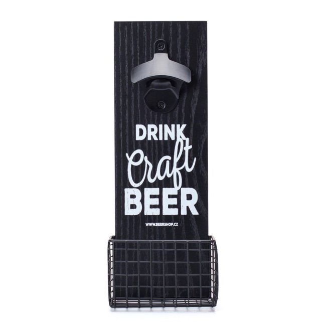 Beershop wall bottle opener