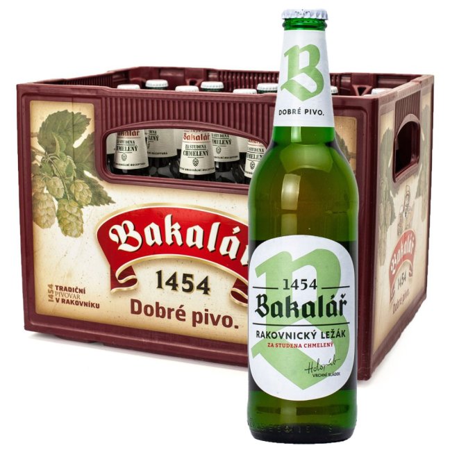 Bakalář 12° Ležák za studena chmelený