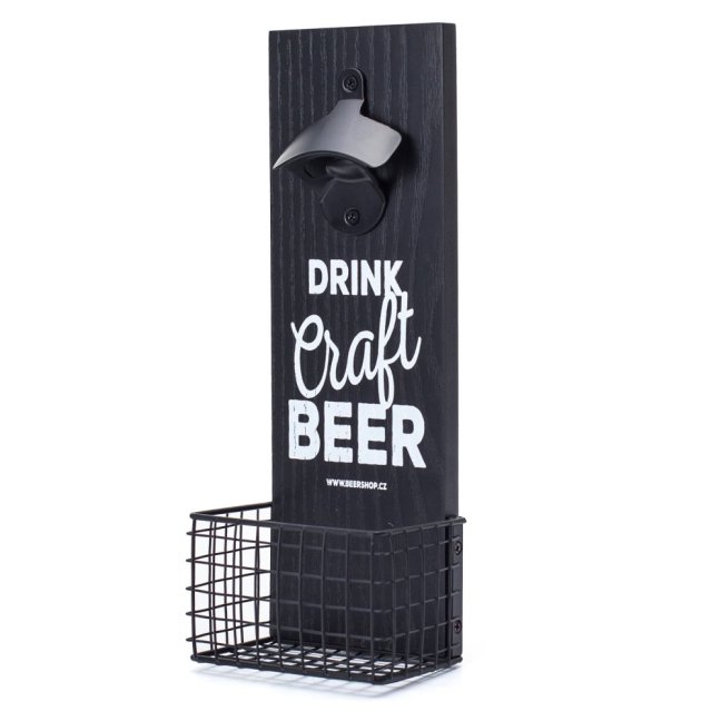 Beershop wall bottle opener