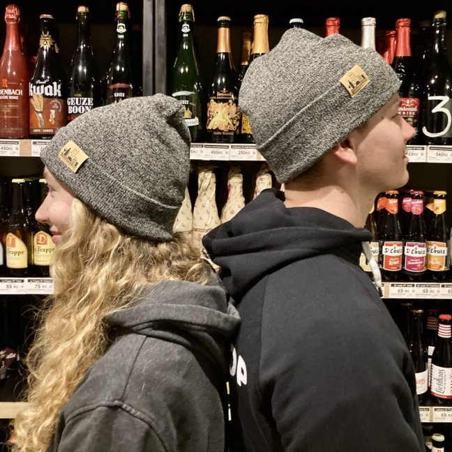 Beershop Winter cap grey