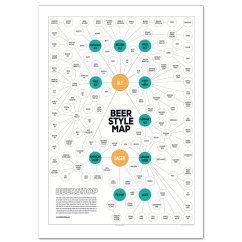 Beershop Beer Map Poster