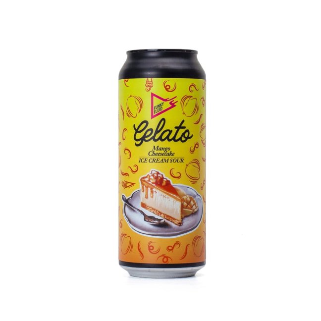 Funky-Fluid 18° Gelato Mango Cheesecake Pastry Sour