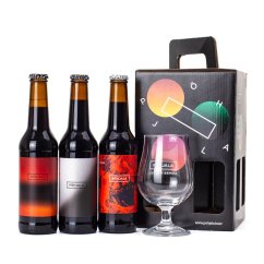 Põhjala Dárková sada stoutů se sklenicí