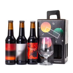 Põhjala Dárková sada stoutů se sklenicí