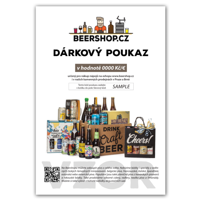 Dárkový poukaz 1500 Kč