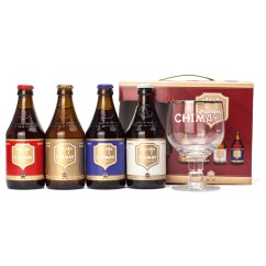 Chimay Dárková sada 4x 0,33 l + sklenice