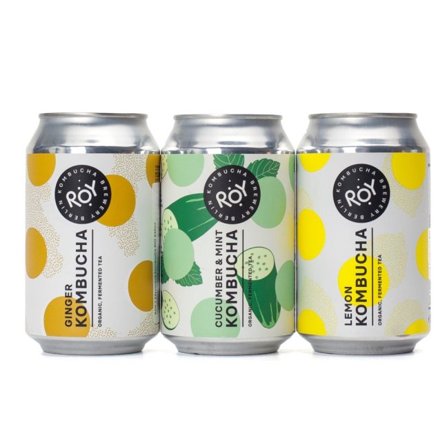 ROY Kombucha Okurka Máta